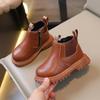2025 Spring & Autumn Fashion Casual Little Leather Boots for Boys & Girls