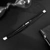 Leather Rope Bracelet Y2k Style Bracelets Black Hand Accessories for Man Stainless Steel Jewelry Thailand ALN25122978