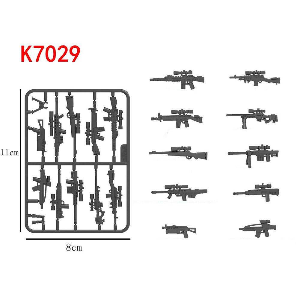Splicing Building Blocks Parts Compatible With Doll Army Military Assembly Building Block Toy