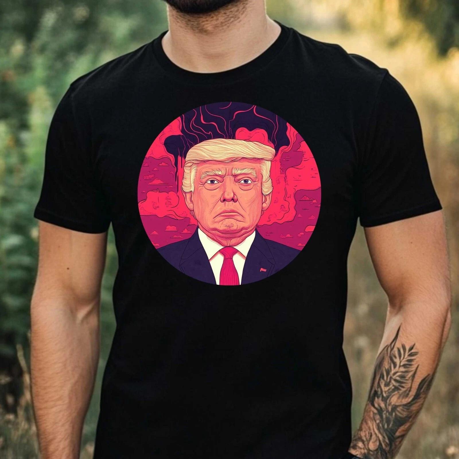 T-Shirt Herren Donald Trump Motiv Baumwolle Größe XS bis 5XL XXXL