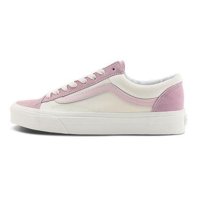 Style 36 Pohodlné Všestranné Nízké Skate Boty Unisex Tenisky Růžové Bílé VN0A54F6CNJ