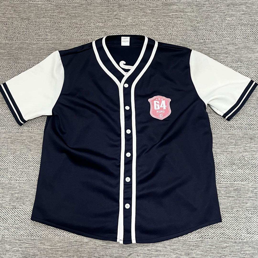 

[USED] TWICE readytobe uniform shirt Momo baseball shirt