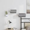 Floating Shelf with Shelf 24 pcs Black 6 x 10.8 x 6.6 cm