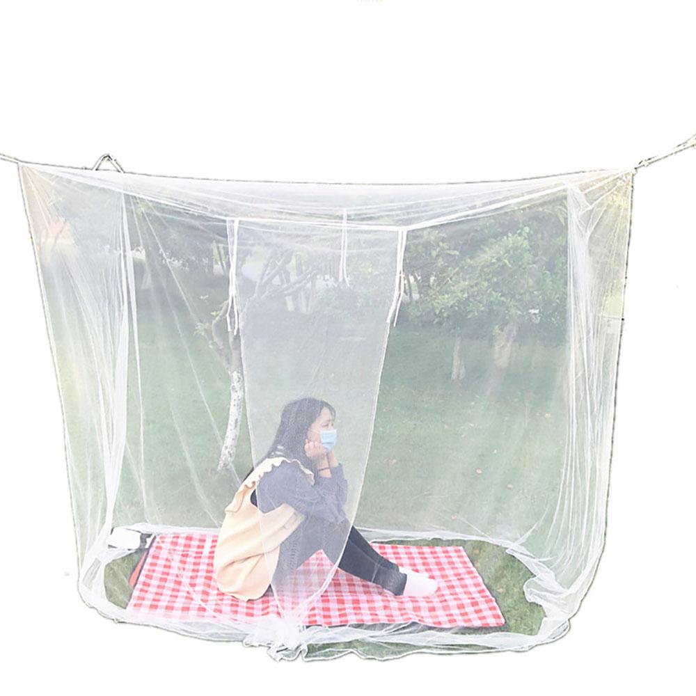 Large White Mosquito Net Indoor Outdoor 200x200x180cm for Camping Tent