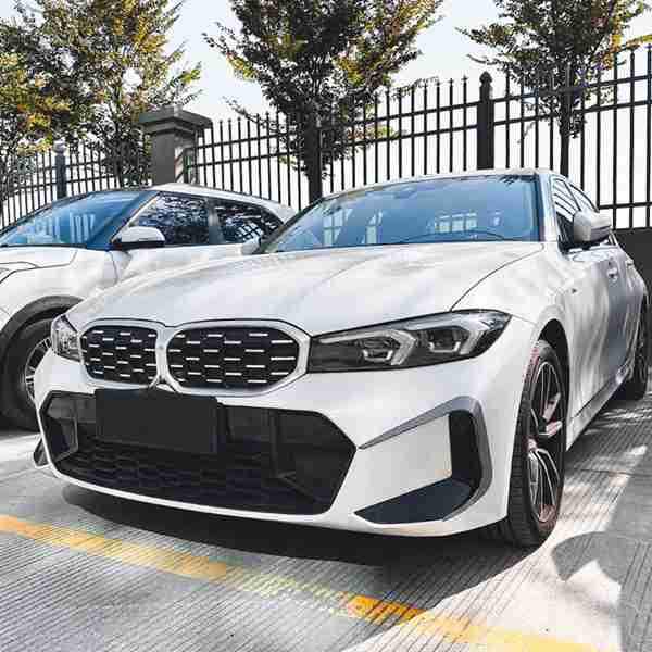 1 Paar BMW 3er G20/G21 LCI M Sport Frontstoßstange Windmesser Dekoration