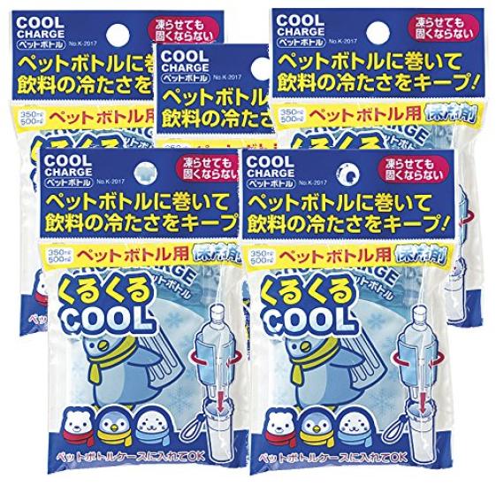 Kokubo Industrial Kiyo Jochugiku Cool Charge PET Bottle Cooling Pack of Co., Ltd. (Set 5)