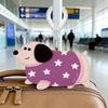 PU Leather Leather Dog Pendant Multifunction Cartoon Keychain Fashion Card Case  Male/Famale