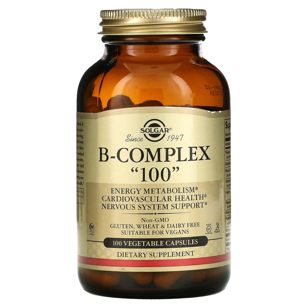 Solgar B-Complex "100", 100 Veggie Capsules