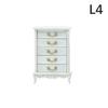1Pc Dollhouse Furniture Ornaments Mini European Style Retro Cabinet Model