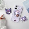 Kuromi Magnetic Phone Stand Airbag Anti-falling Style Cartoon Cute Creative Retractable Adjustment Desktop Lazy Stand Girls Gift