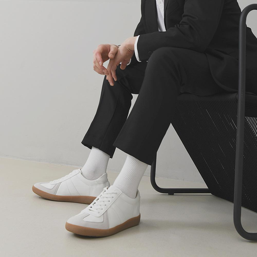 [Steps] Aquila German Army Sneakers White Grey [ST315] [Shipped from Korea] 100% Authentic