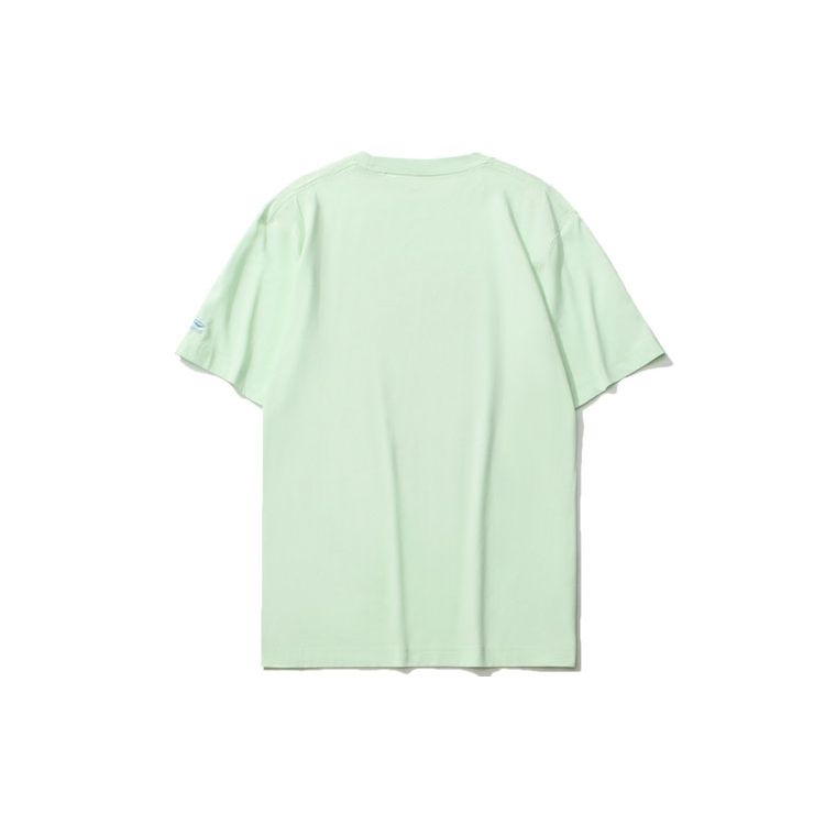 Li Ning Sports Fashion Series Casual Round Neck Short Sleeve T-Shirt Men Tops Green AHSR991-1