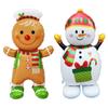 1pc New Extra Large Standing Santa Claus Foil Balloon Christmas Holiday Party Decoration New Year Birthday Supplies Easter Gift
