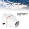 3 Zoll Inline Marine Bilgenluftgebläse Leise Starker Ventilator für Yacht Boot Wohnmobil