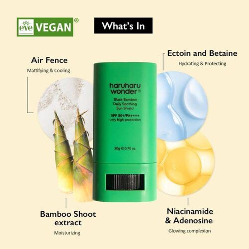 HARUHARU WONDER Black Bamboo Daily Soothing Sun Shield