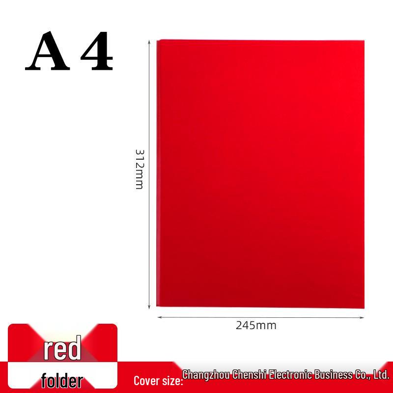 Chenshi Leather A4 Business Notebook & 4-Hole File Folder with Logo