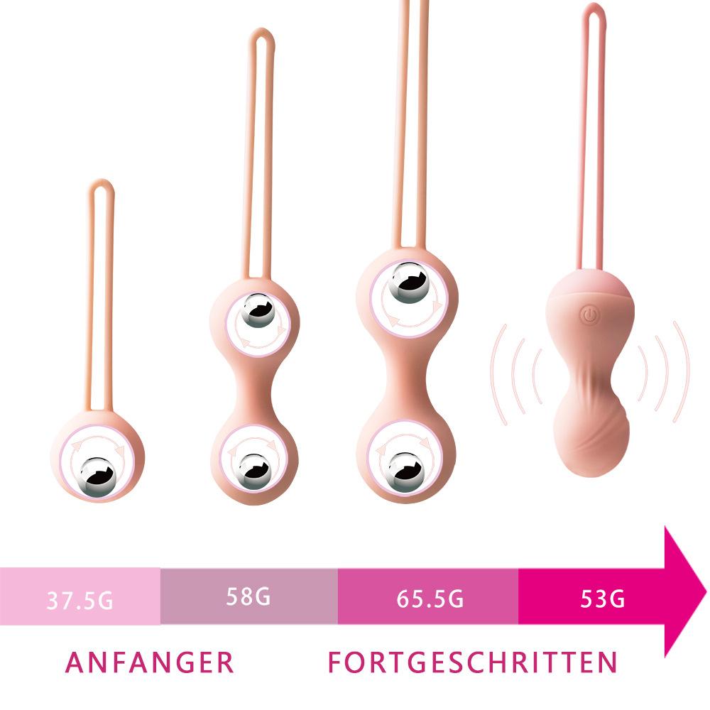 4pcs Women Kegel Balls Pelvic Floor Strengthening Tightening Bladder Control Rechargeable Kegal