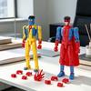 3D Printed Action Figure with Accessories Posable Cartoon Character Model Movable Joints Figure Decoration Collectible Gift for Animation Lovers