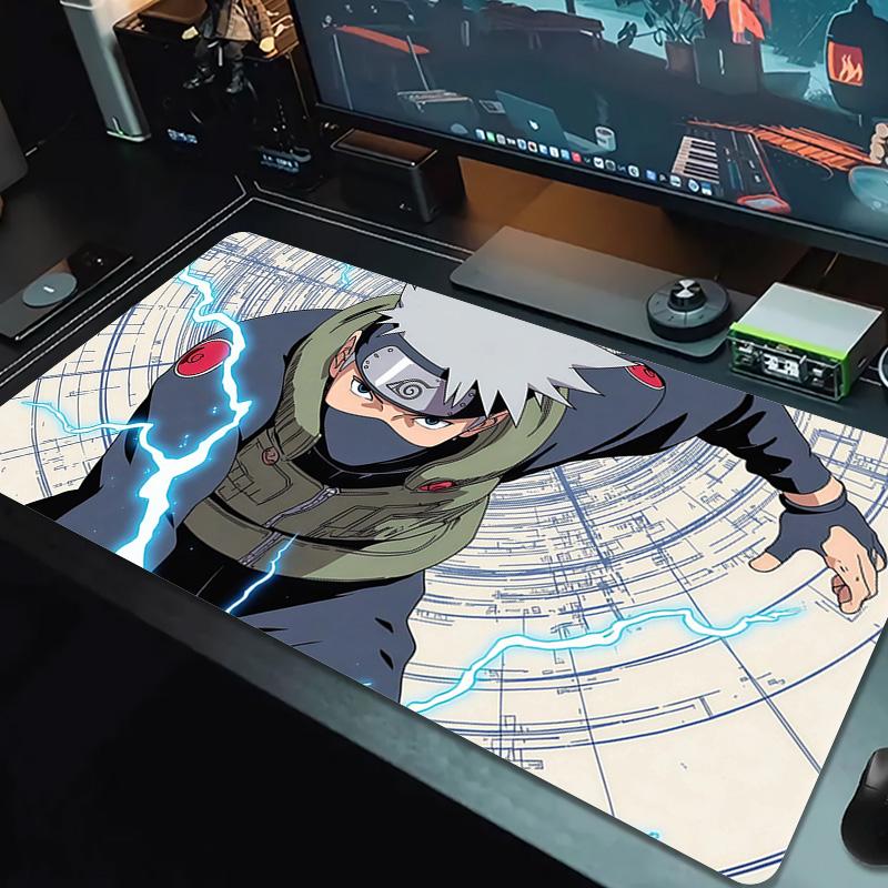 Kakashi Hatake Print  Cushion Non-slip Laptop Tablet Big Mousepad XXL Mat Mini PC Playmat With Lock edge