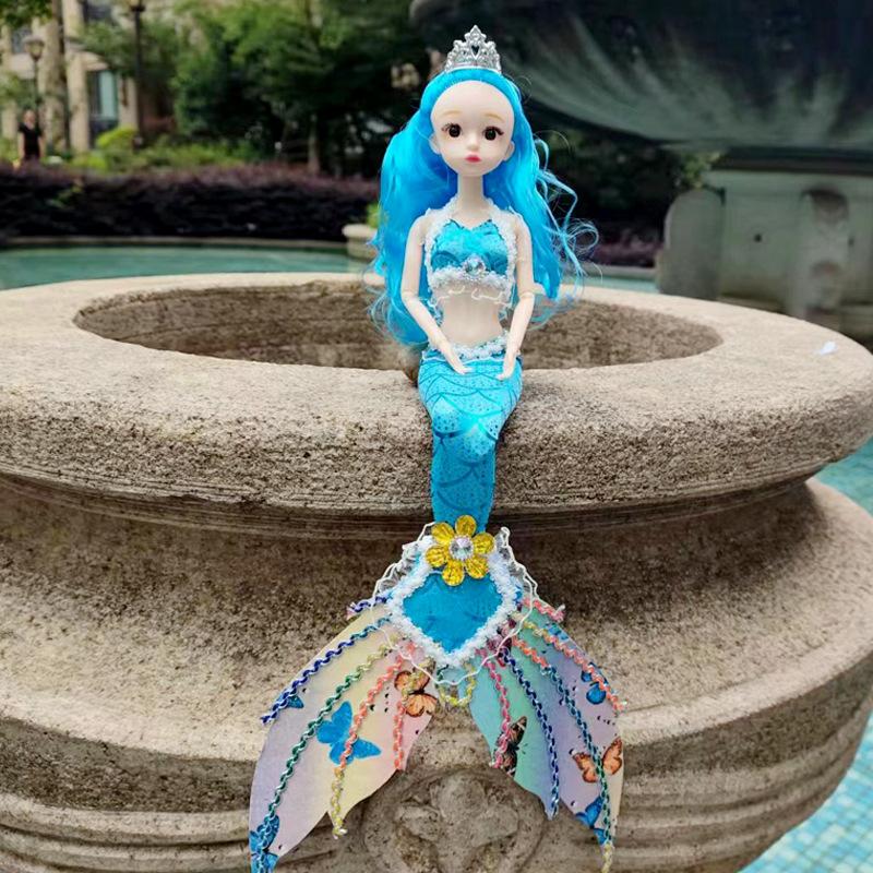 45cm Avtakbar Utklednings Stor Hale Havfrue Dukke Jentedukke Gave Leketøy for Barn