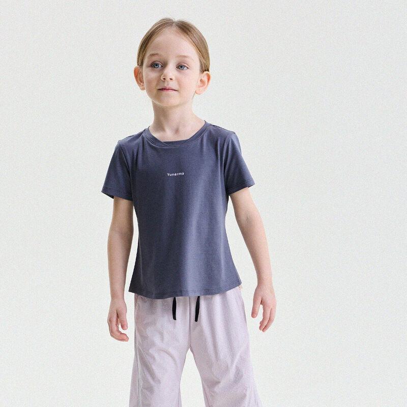 Yooner Mom Girls  2026 Summer Quick-Dry Short Sleeve T-Shirt 110