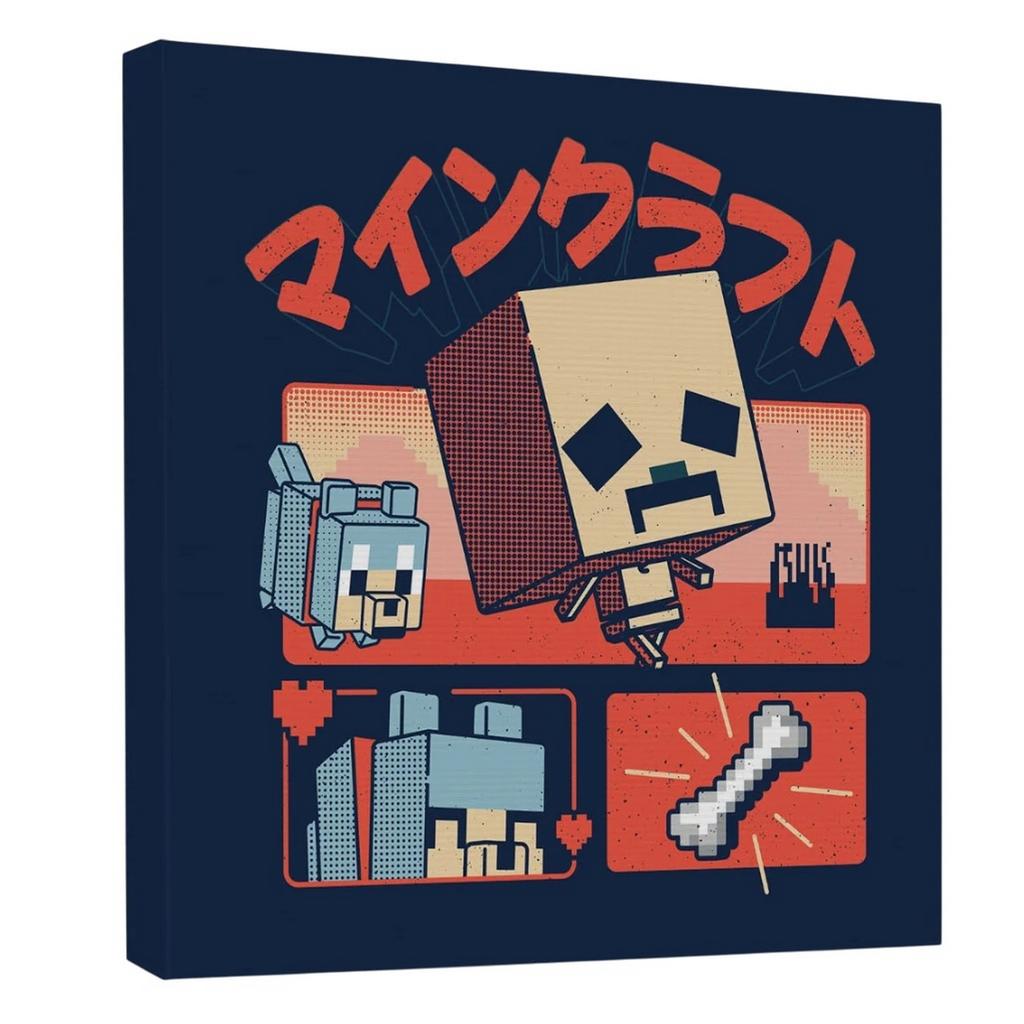 Minecraft Chibi Canvas Print
