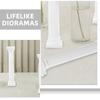 12Pcs White Mini Roman Pillars Elegant Wedding Table Decor Column Holder Flower Pot Base Roman Column Decor for Micro