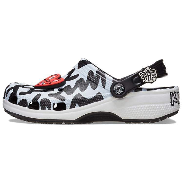 Crocs x Keith Haring Classic Clog Black White Men s 209488-001 EU 36-37