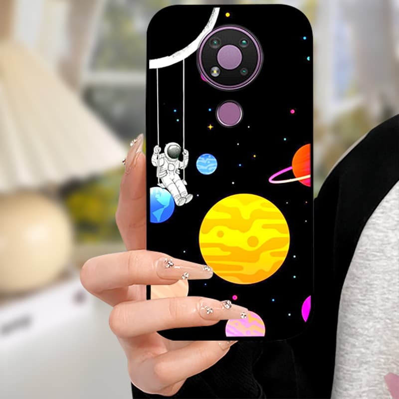 Capa For Nokia 5.4 Cases Black Silicon Soft TPU Phone Case For Nokia 5.4 5.1 7.1 Protective Camera Coque Nokia5.4 Back Shells