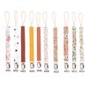 Baby Pacifier Clip Chain Cotton Linen Holder Pacifier Soother Clips Leash Belt Nipple Holder