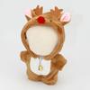 CLOGRATIA Plush Clothes, 10cm, Stuffed Animal Clothes, Chibi Plush, Oshi Plush, Chill Kigurumi, Dress-up, Oshi Activity (Reindeer)