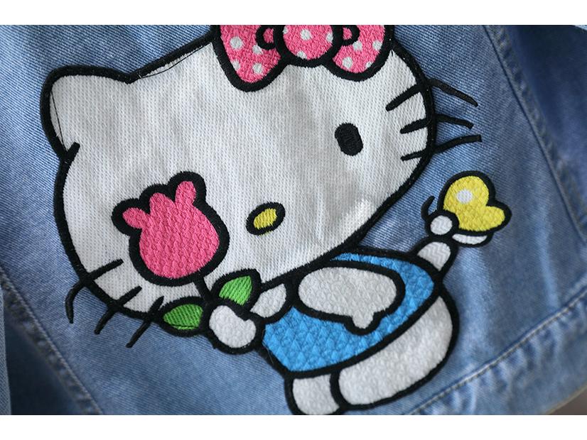 Fashionable Girls' Denim Jacket for Spring/Autumn 2025 - Stylish Children's Top
