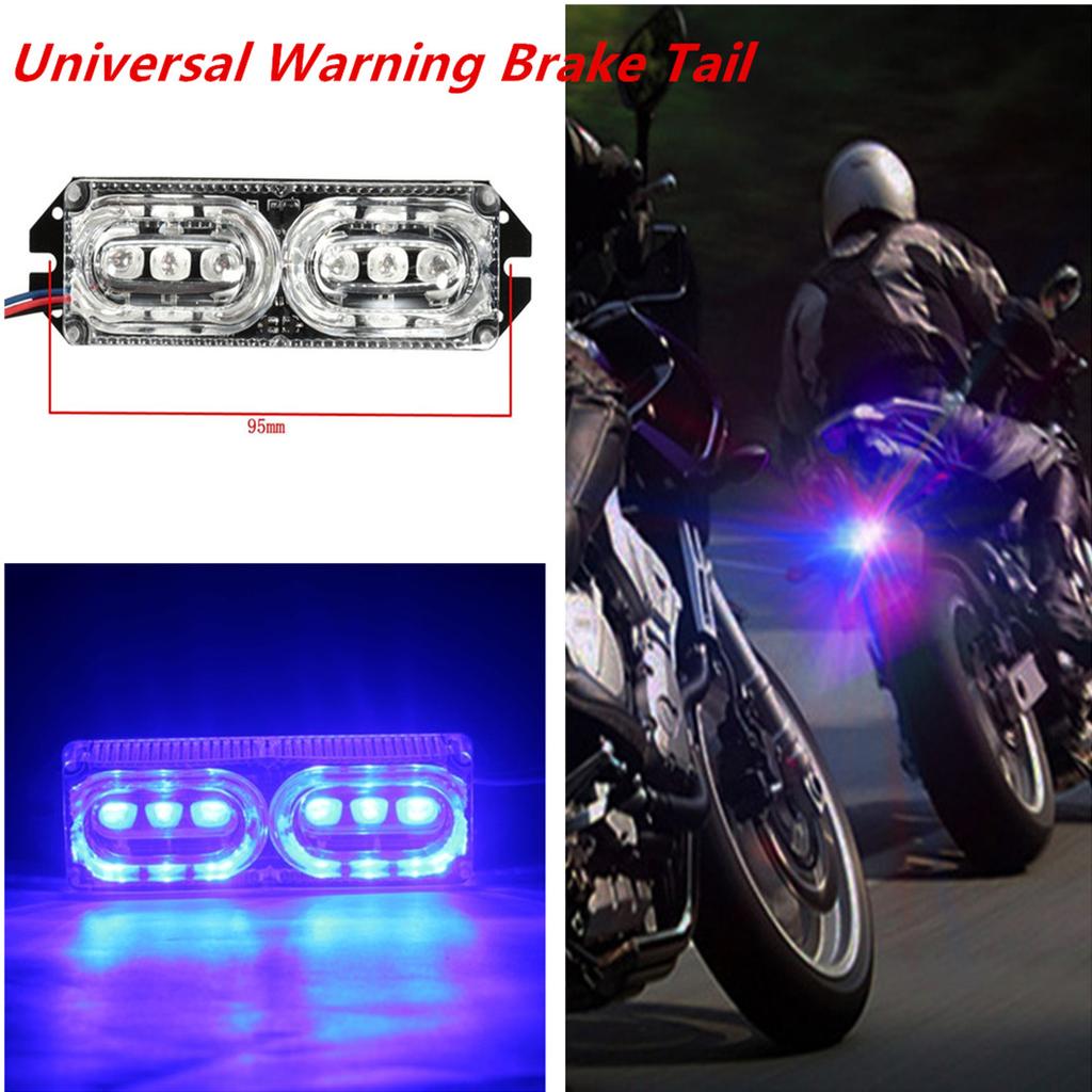 Motorcycle Brake Turn Signal LED Lamp Warning Tail Stop Strobe Flash Light