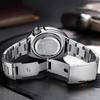 Qingxiya Men's Luminous Quartz Watch - Waterproof Stainless Steel Strap with Calendar