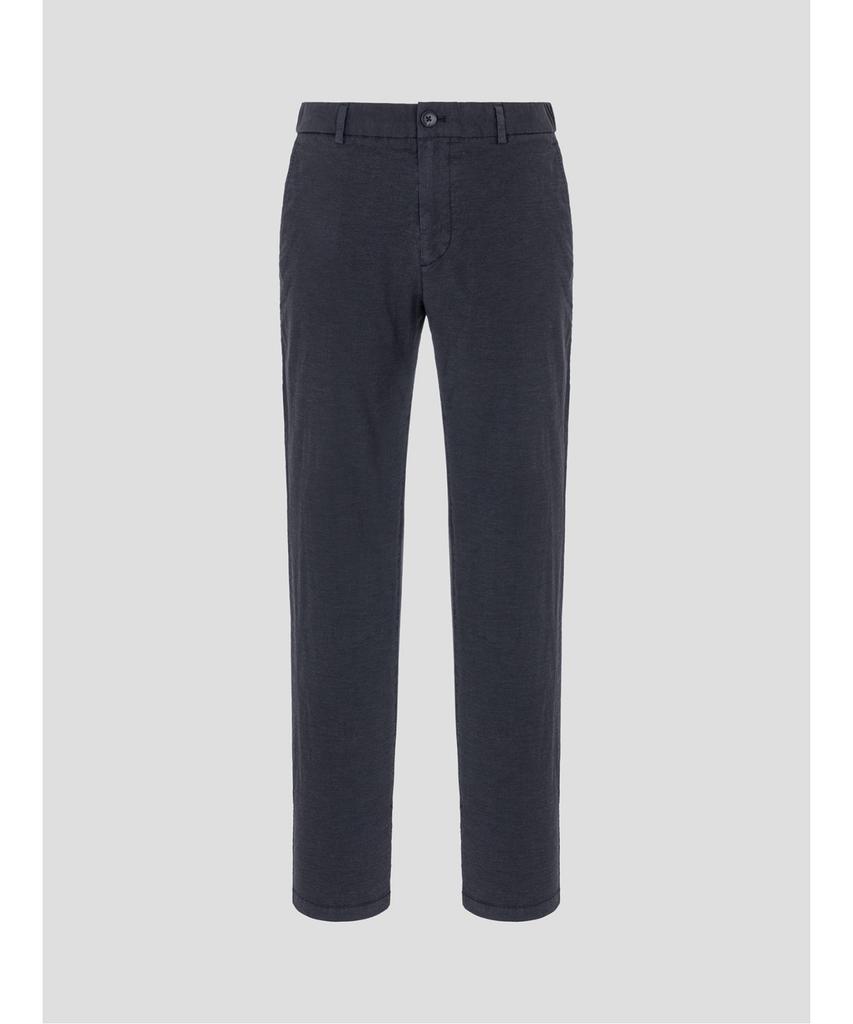 Binpolmen Summer Garment-Dyed Standard Fit Pants Navy