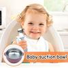 Baby Bowls With Suction Silicone Suction Bowl Baby Double Layer Anti Scald Dinnerware With Silicone Sleeve Reusable Toddler