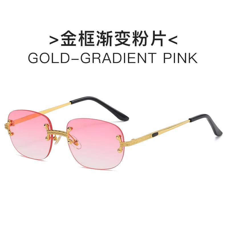 Small Metal Sunglasses Vintage Oval Frame UV400 Luxury Brand Design for Women Men Mirror Sun Glasses Gafas De Sol