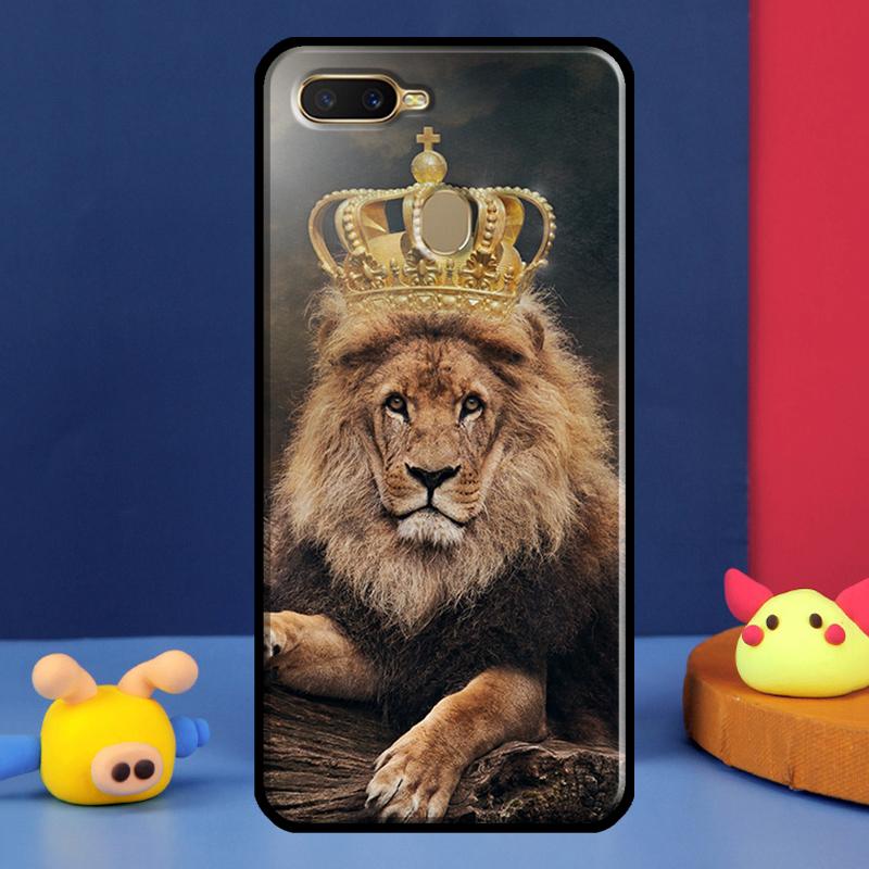 Lion Art For Oppo A54 A57 S A78 A58 A98 A5 A9 A91 A15 A16 A17 A52 A72 A76 A96 A74 A94 A77 Phone Case