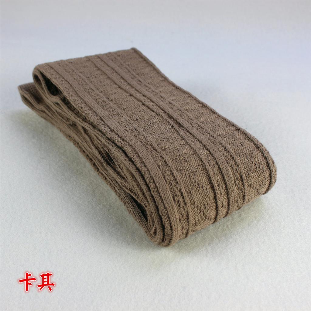 Japanese Extended Twist Stockings Retro Student Thigh Socks Thick Needle Cotton Socks Knee Socks