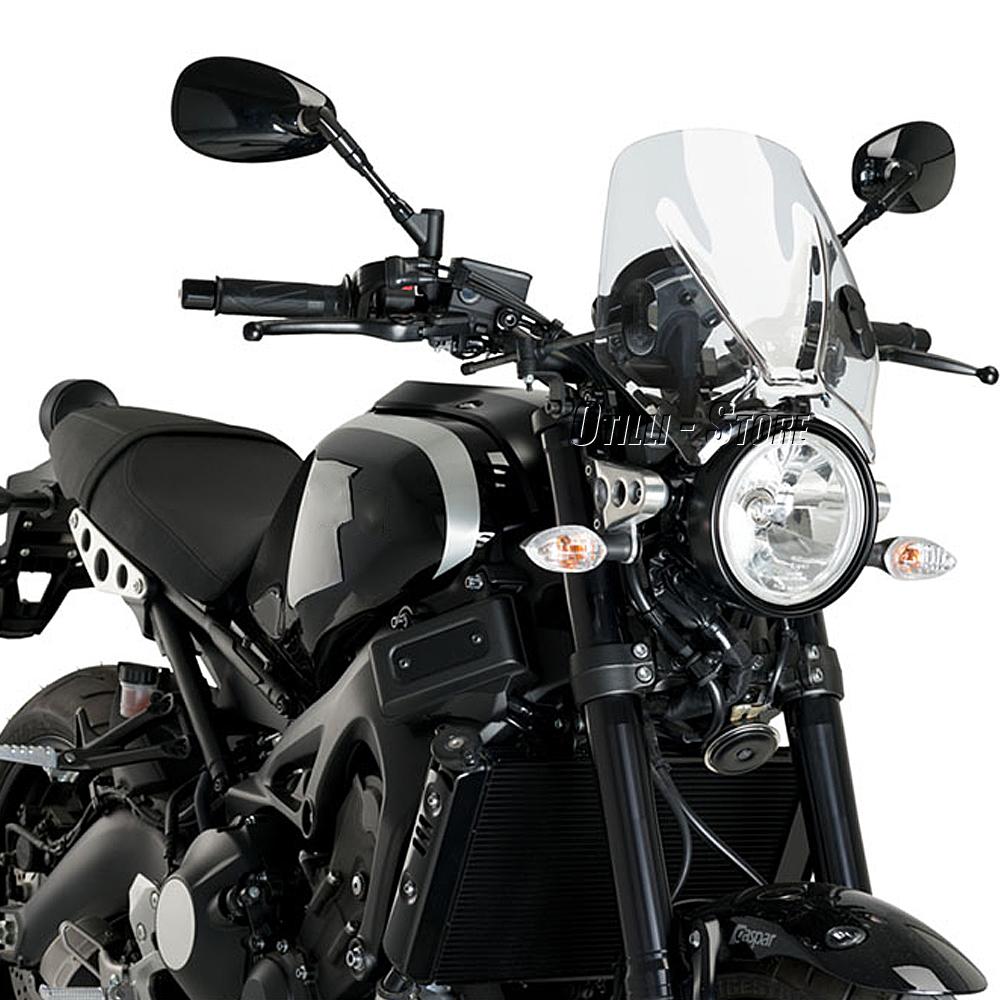 Motorcycle Accessories Windscreen Windshield Deflector with Bracket For YAMAHA XSR 900 XSR900 Xsr900 XSR700 XSR 700 2016-