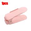 1/12PCS Durable Adjustable Shoe Organizer Wardrobe Shoes Storasge Footwear Support Slot Space Saving Shoes Storage Rack Shoebox