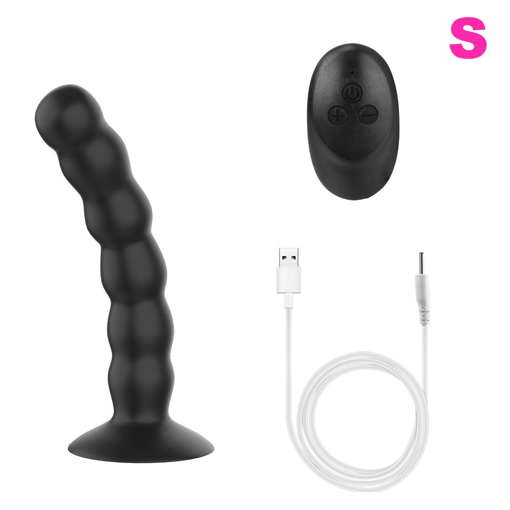 15/19cm Butt Plug Anal Beads Vibrators for Women Men Prostate Massager Dildos Sex Toys Adults Goods Suction Wireless Erotic Shop