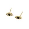Mini Luxury-style Diamond-encrusted Eye Stud Earrings with A Fashionable Retro Vibe and Versatile Appeal - Devil's Eye Earrings Accessory.