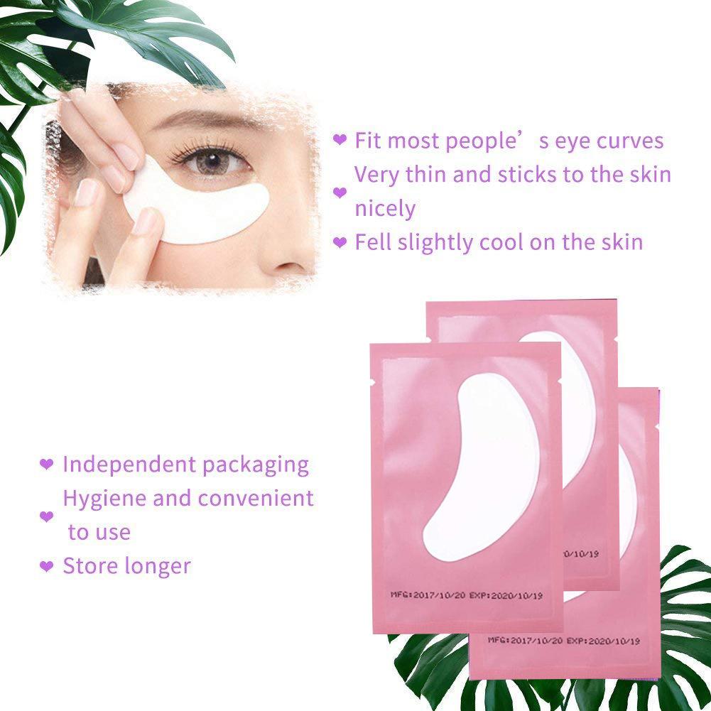 50pairs Eye Patches Eyelash Extension Under Eyelashes Fake Lashes Stickers Lash Extension Supplies Patches for Building Eyelid