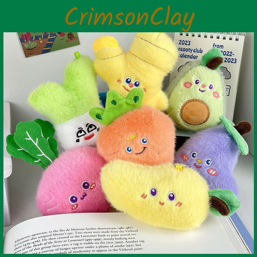 Keychain Adorable Plush For Girls Featuring Cute Fruit And Vegetable Designs In Colors Various