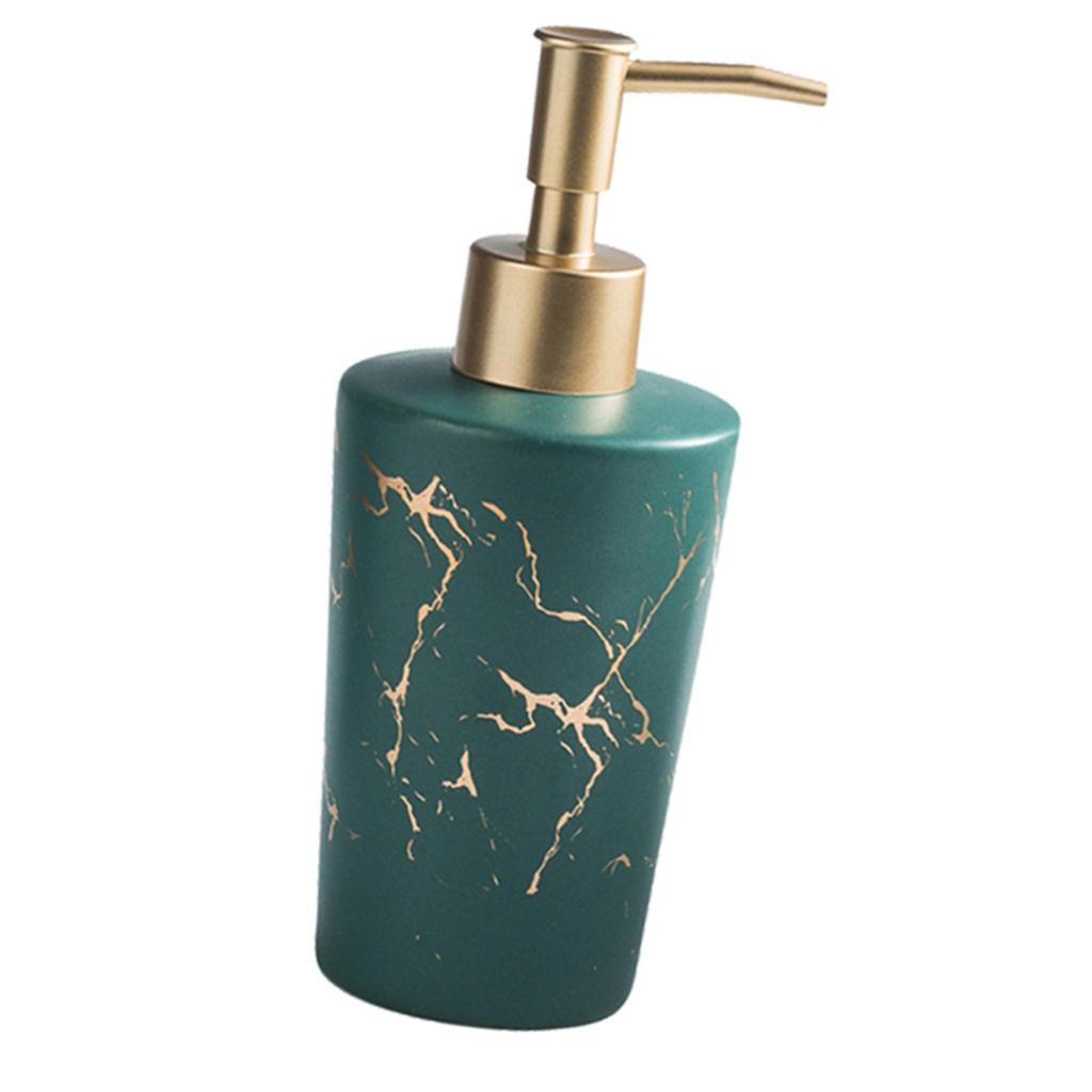 Dispenser Ricaricabile 250ml Bottiglia con Motivo Marmo Fornitura Hotel Decorazione