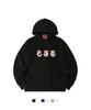 Felpa con cappuccio in pile oversize Tulipano (Goh4-6Sp184)