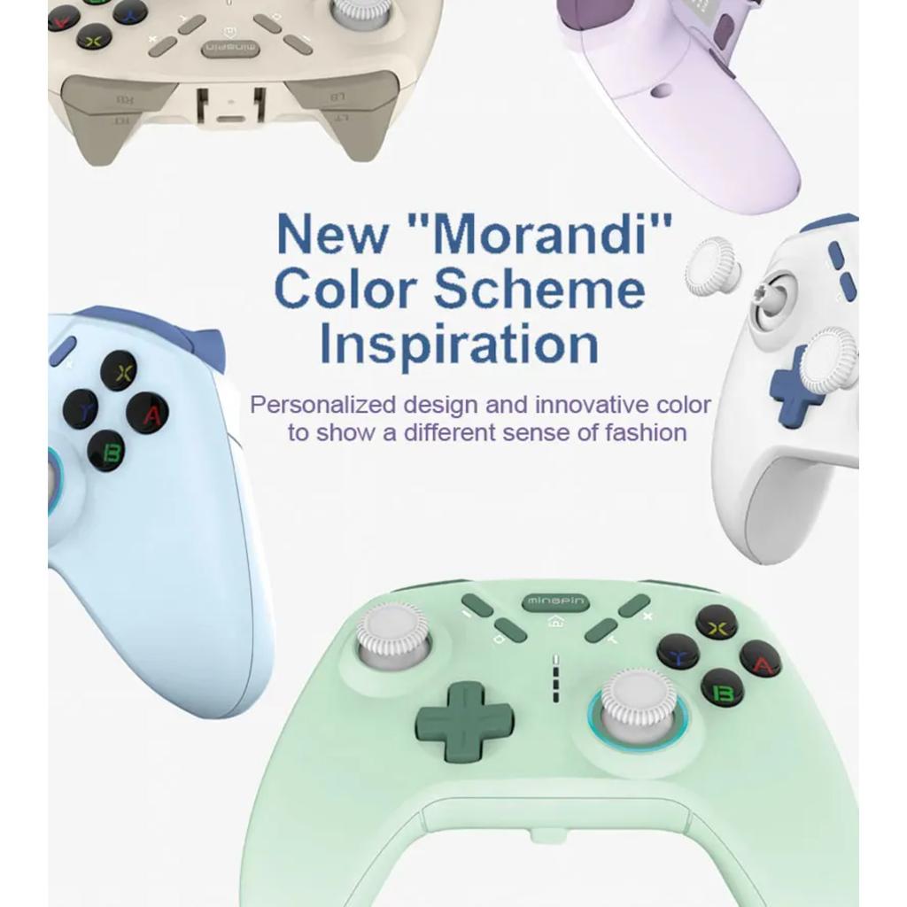 Bluetooth-compatable Wireless Game Controller for Switch/ PS4/PS3/Steam/IOS13.4+/Android (HID)/ Harmony OS Gamepad Joystick