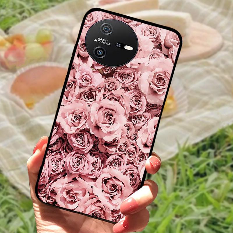 

Для Oscal Tiger 12 Чохол Силіконовий М який Мармуровий Чорний Бампер Funda Coque для Blackview Oscal Tiger 12 Повністю Захисний Чохол Oscal Tiger 12