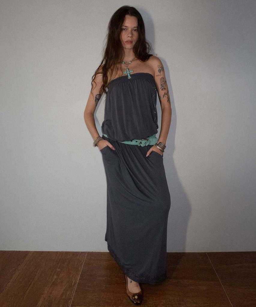 Sculpter 2Way Nymphs Tube Dress Charcoal
